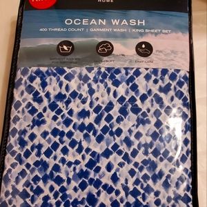 NWT Natical King Sheet Set